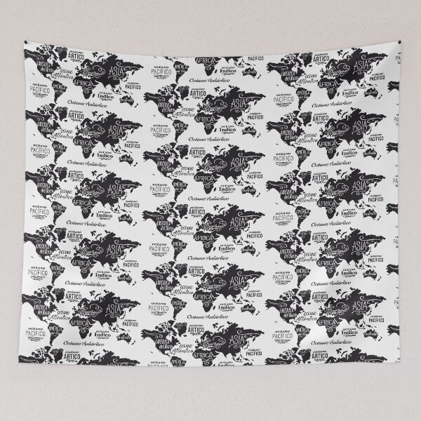 Item preview, World Continents Map designed and sold by endi318.