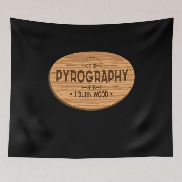 Item preview, I Burn Wood Pyrography Branding Brenn designed and sold by MooonTees.