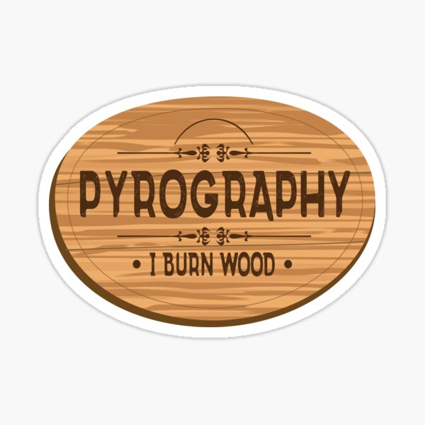 Item preview, I Burn Wood Pyrography Branding Brenn designed and sold by MooonTees.