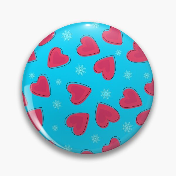 Item preview, Bright red hearts on a blue background. designed and sold by TanaLuna.