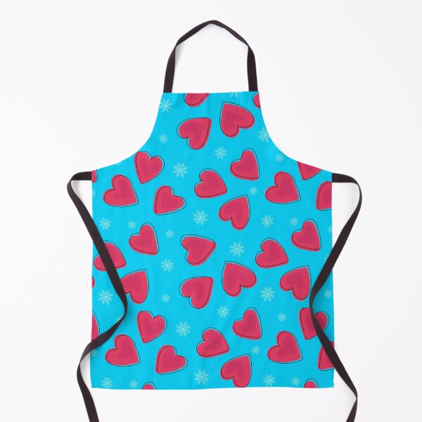 Item preview, Bright red hearts on a blue background. designed and sold by TanaLuna.