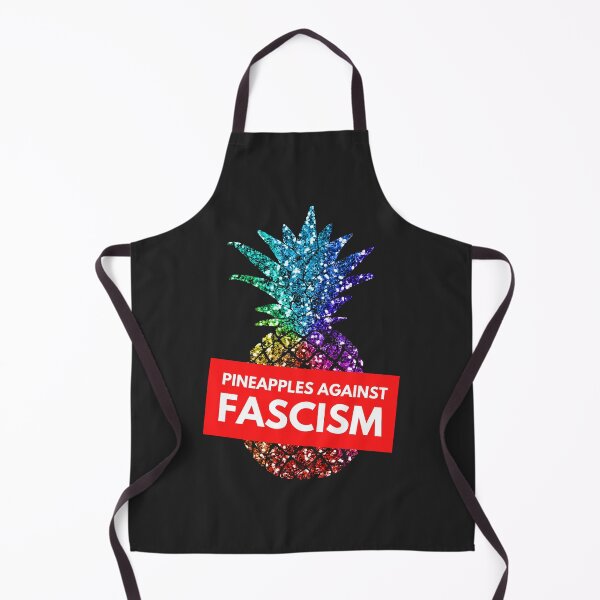Item preview, Rainbow Pineapple Against Fascism designed and sold by mydoodlesateme.