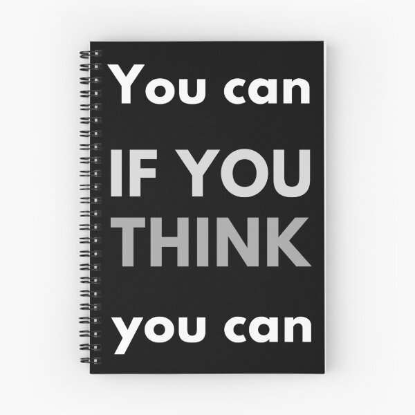 Item preview, You can if you think you can. Text only design. designed and sold by JellyBeenzz.