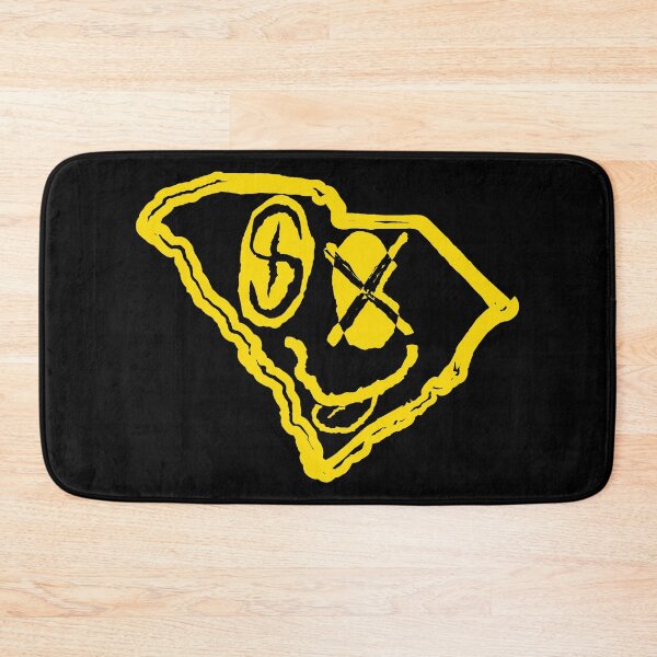 Item preview, SC Eyes South Carolina Grunge Smiling Face Black background designed and sold by pelagio.