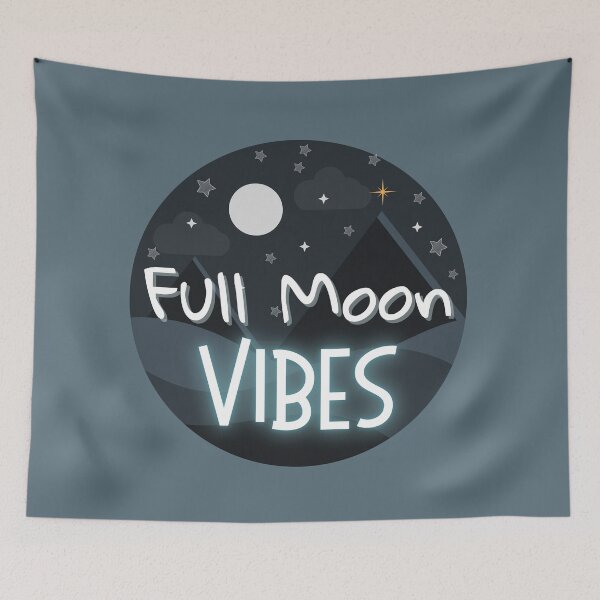 Item preview, Full Moon Vibes, Moondaughter, Moongazing, Inspiring Gift designed and sold by AmazingEcraft.