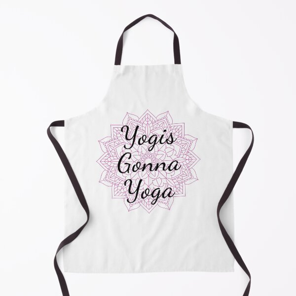 Item preview, Yogis Gonna Yoga Funny Design Pink Mandala designed and sold by HighBrowDesigns.