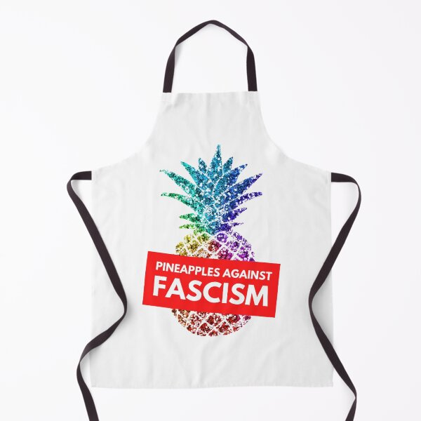 Item preview, Rainbow Pineapple Against Fascism designed and sold by mydoodlesateme.