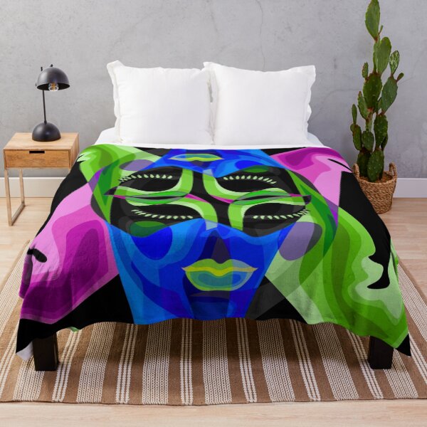 Item preview, Abstract Art Court Jester Print designed and sold by Mary Riley.