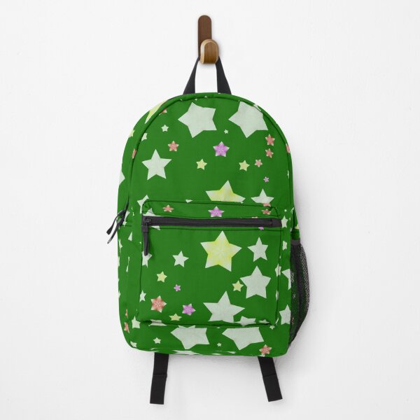 Item preview, colored stars dark green background designed and sold by miaterinka.