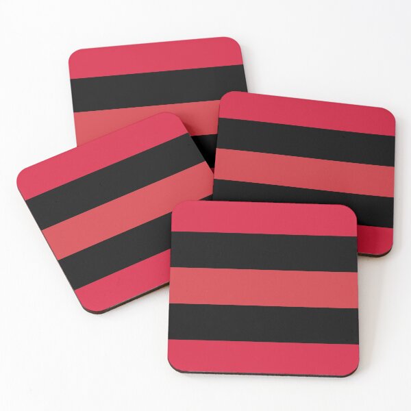 Item preview, Large RED and BLACK Horizontal STRIPES designed and sold by RachelMacht.