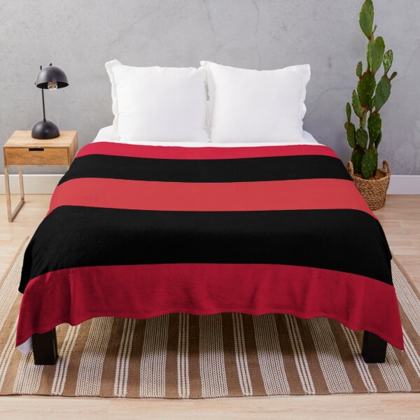 Item preview, Large RED and BLACK Horizontal STRIPES designed and sold by RachelMacht.