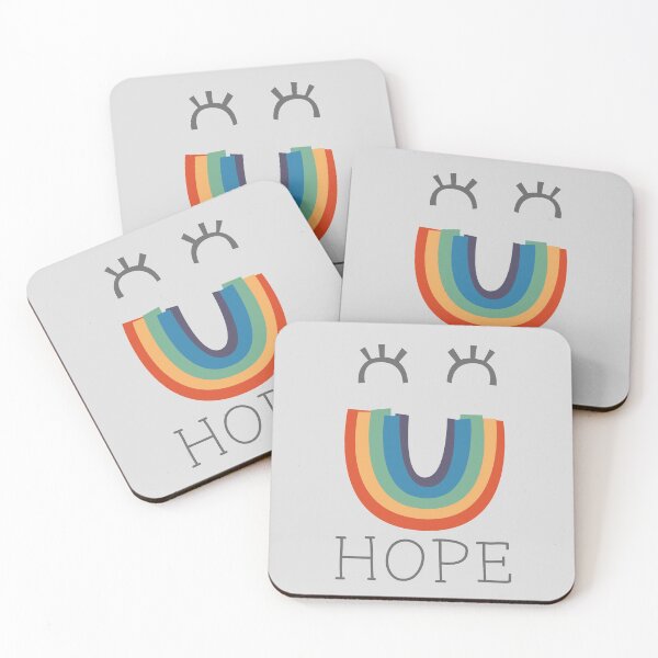 Item preview, Hope Rainbow Dark designed and sold by LouiseFranksArt.
