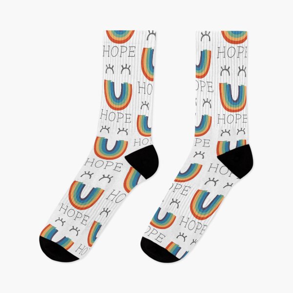 Item preview, Hope Rainbow Dark designed and sold by LouiseFranksArt.