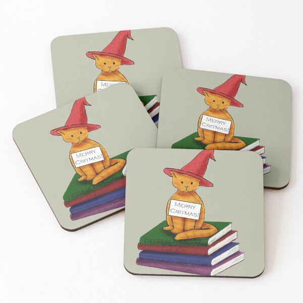 Item preview, Wizard Cat on Books designed and sold by mystmoon92.