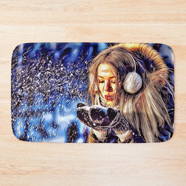 Item preview, Girl Wearing Earmuffs designed and sold by RitaMaye.