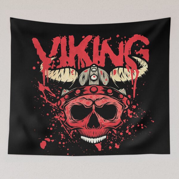 Item preview, Evil Viking skull Norse mythology designed and sold by RAWWR.