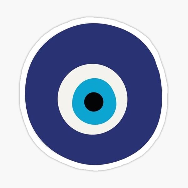 Item preview, Evil eye sticker  designed and sold by Giulianalucia.