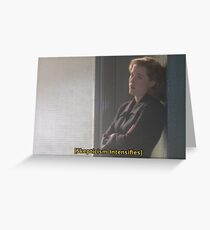 Oh, Scully. Greeting Card