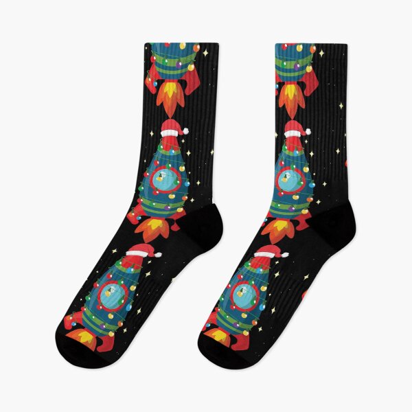 Item preview, Christmas Space Rocket Cool Xmas Holiday Gift Idea designed and sold by haselshirt.