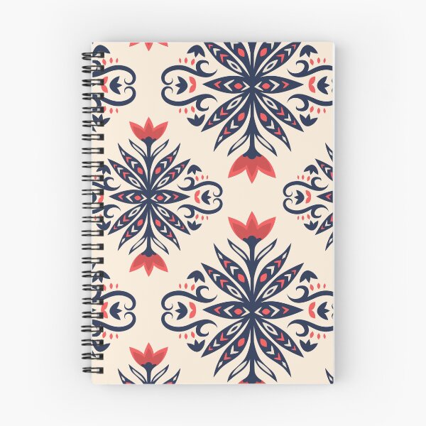 Item preview, Colorful Scandinavian Flower Pattern designed and sold by SLAG-Creative.