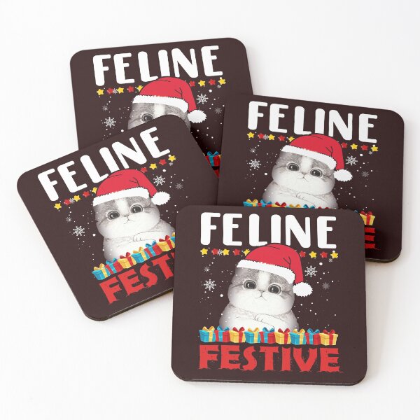 Item preview, FELINE FESTIVE designed and sold by teemaker24.