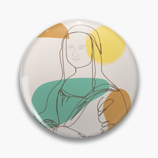 Item preview, minimalist monalisa one art line designed and sold by Agha-Arts.
