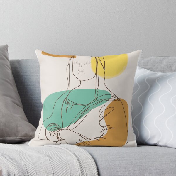 Item preview, minimalist monalisa one art line designed and sold by Agha-Arts.