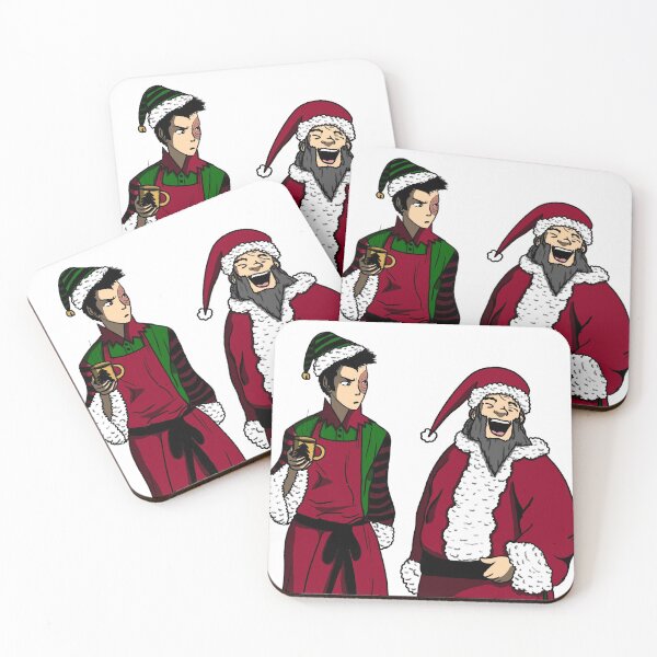 Item preview, Festive Firebenders, Uncle Iroh and Zuko designed and sold by Artsy-Kat9697.