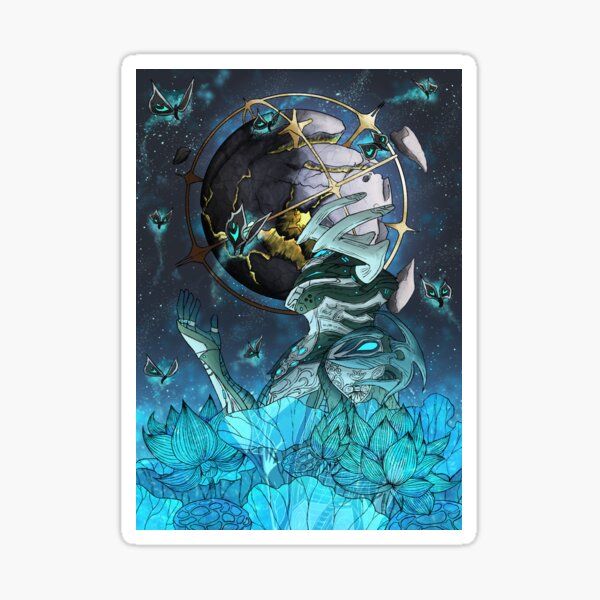Item preview, Oberon's Night Garden - Warframe designed and sold by AshesPix.
