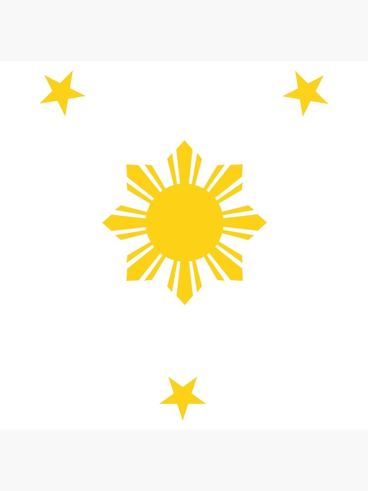 "Filipino Sun and Stars" Art Print by IsdaMan | Redbubble