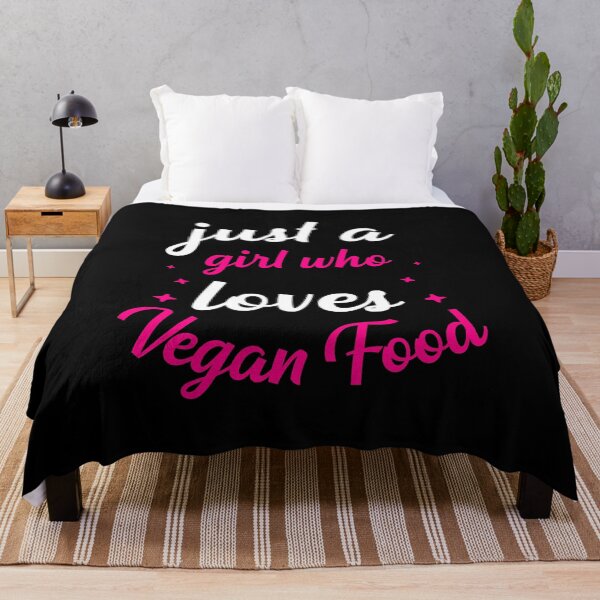 Item preview, JUST A GIRL WHO LOVES VEGAN FOOD designed and sold by noahs-shop.