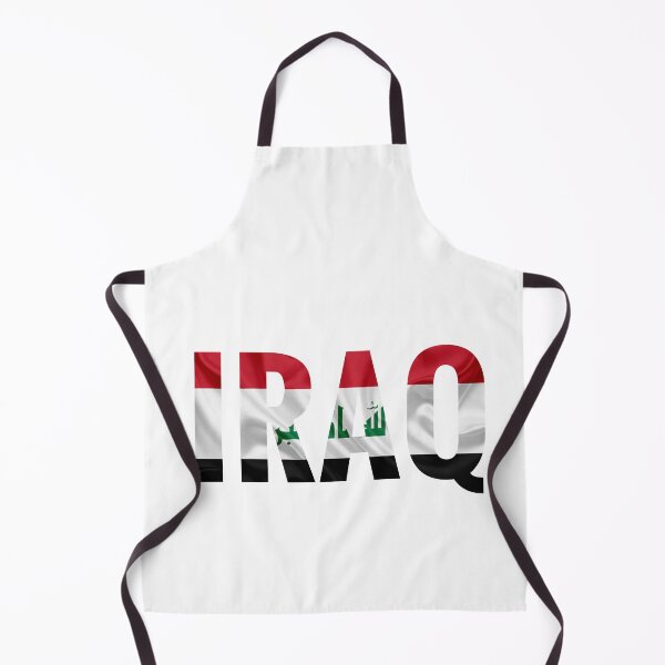 Item preview, IRAQ Flag Name Stylish Design designed and sold by ArabCorner.