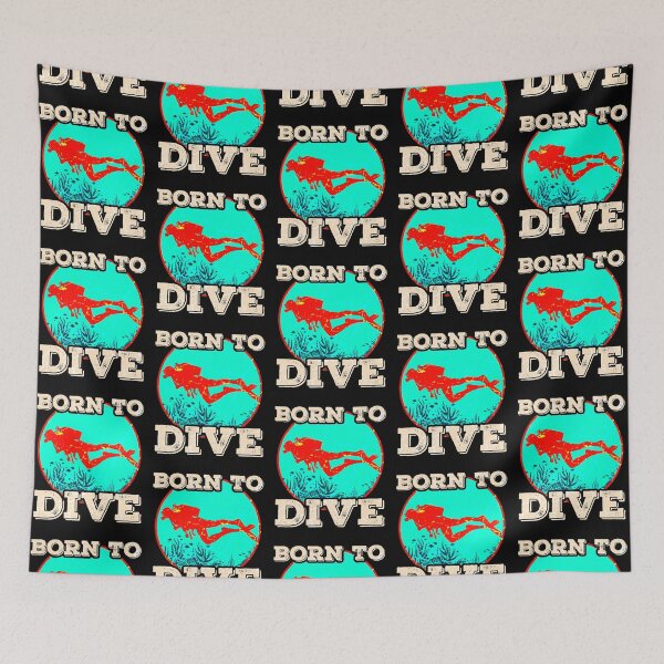 Item preview, Born to dive designed and sold by Mila1946.