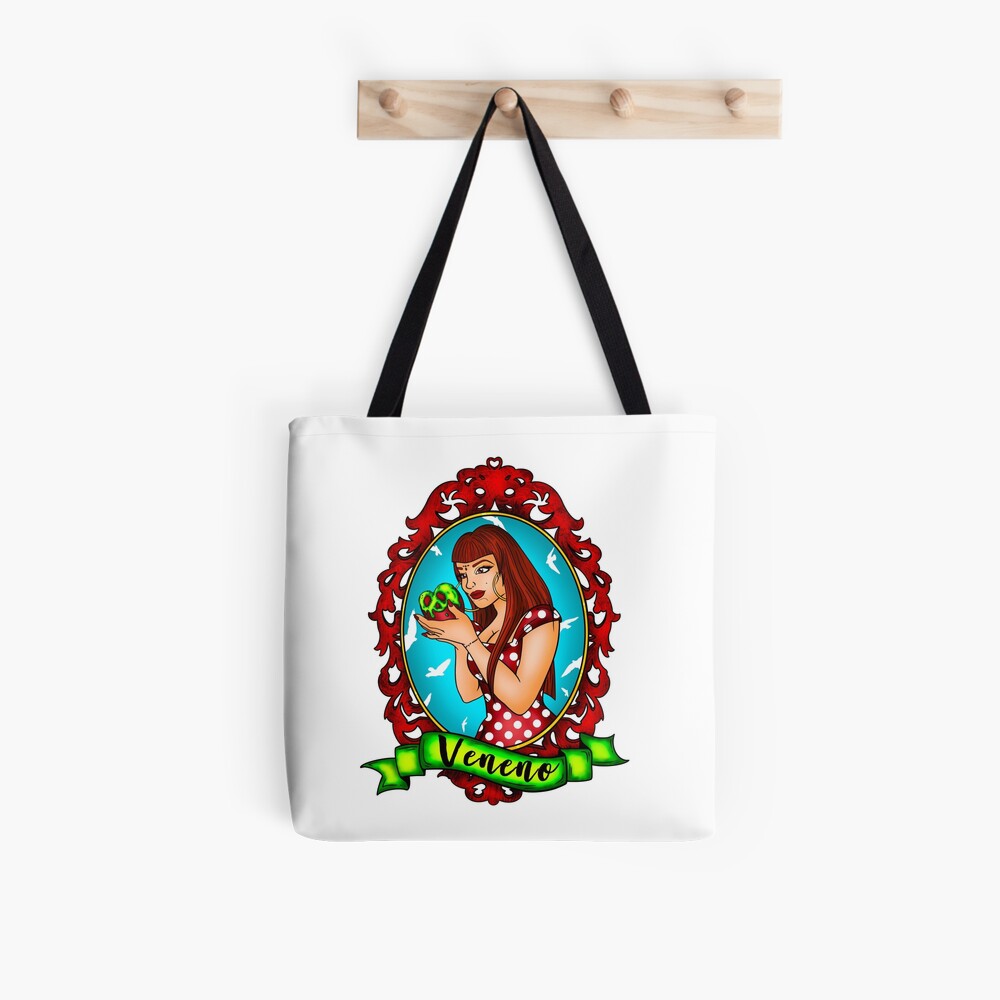 Vista previa del artículo con la obra «Bolsa estampada de tela», diseñado y vendido por lagunasdeiris.