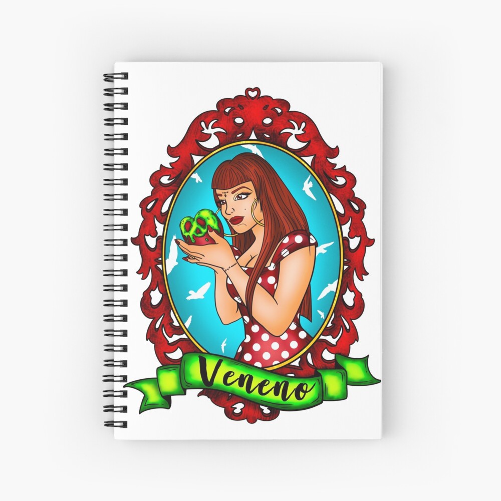Vista previa del artículo con la obra «Cuaderno de espiral», diseñado y vendido por lagunasdeiris.