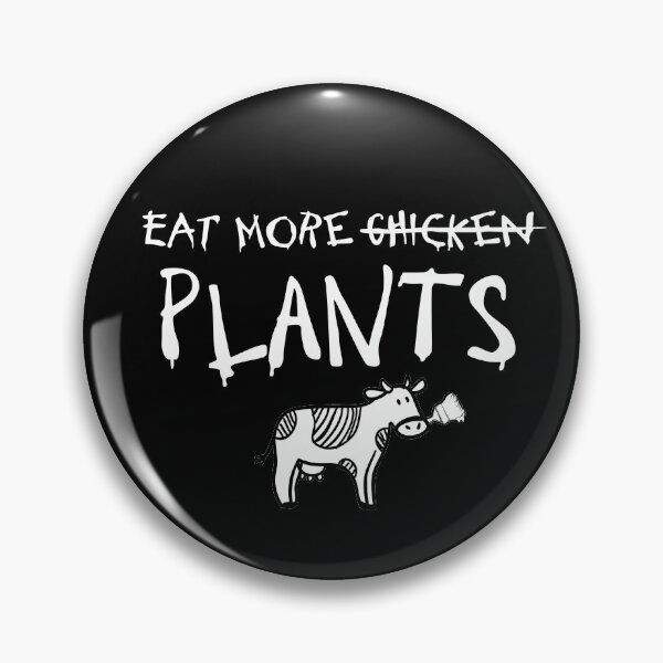Item preview, Eat More Plants (chicken) Vegan Anti- Chick-Fil-A, with Big Cow designed and sold by MichesMerch.