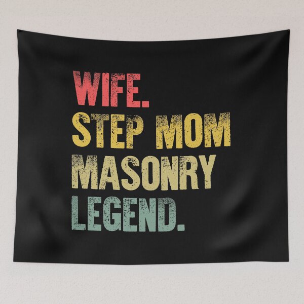 Item preview, Best Mother Women Funny Gift T Shirt Wife Step Mom Masonry Legend designed and sold by Bendthetrend.