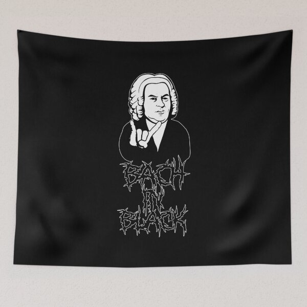 Item preview, Bach in Black designed and sold by LordNeckbeard.