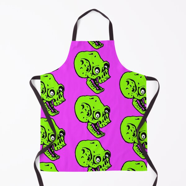 Item preview, Neon zombie skull designed and sold by emotionpotion.