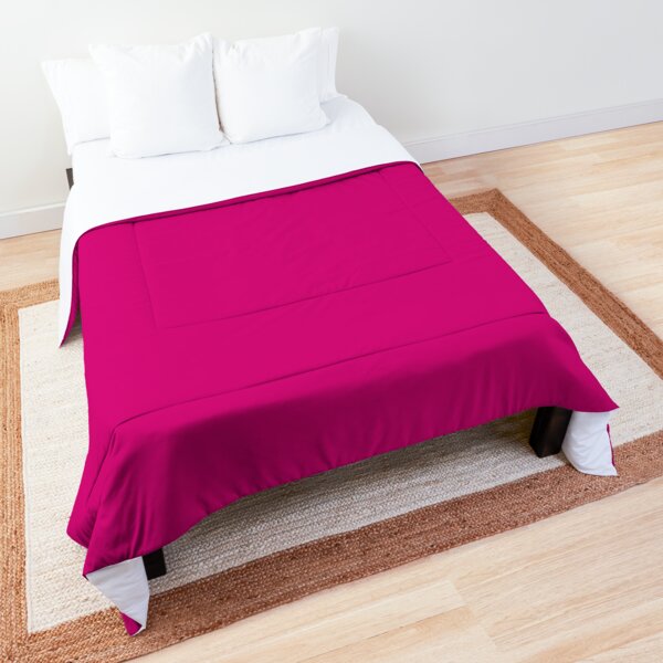 Fuchsia dress, Fuchsia socks, Fuchsia notebook Comforter