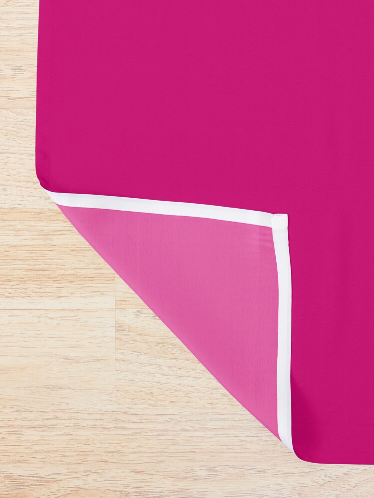 Alternate view of Fuchsia dress, Fuchsia socks, Fuchsia notebook Shower Curtain