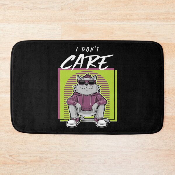 Item preview, I Don't Care Chillin Cat designed and sold by Cute  Pawz.