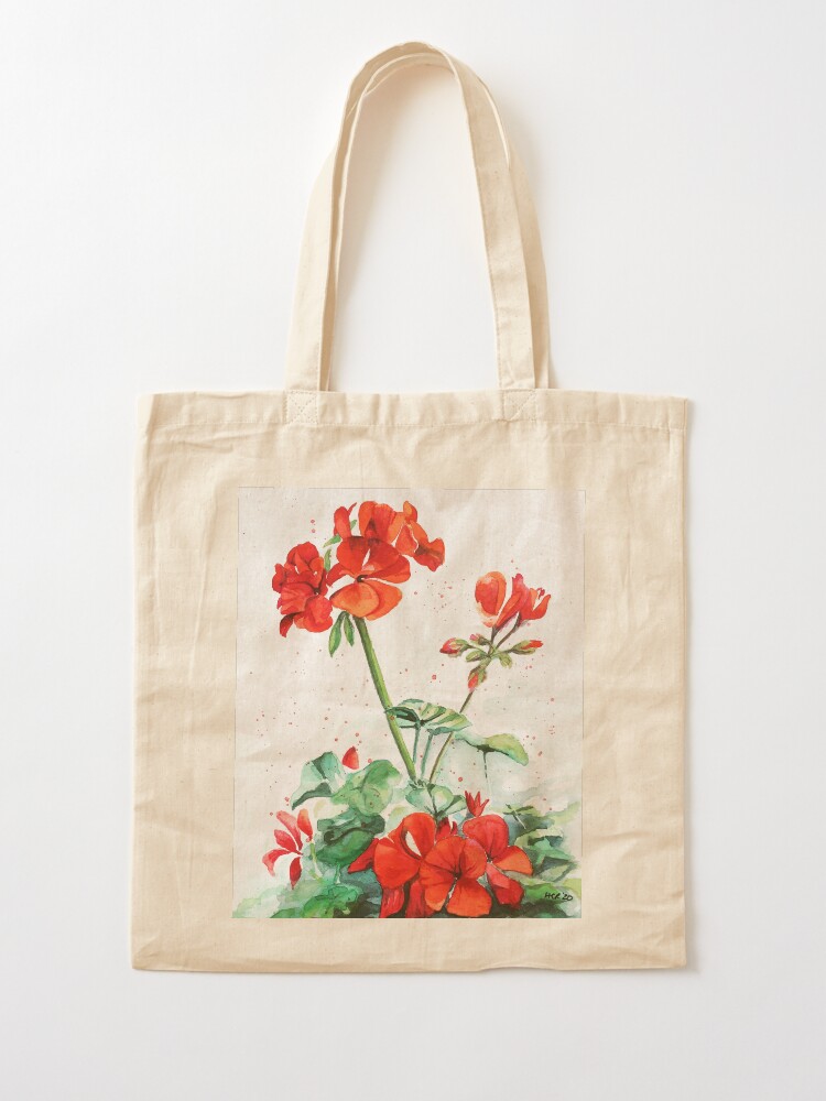 Red Geranium popular Superbloom Tote