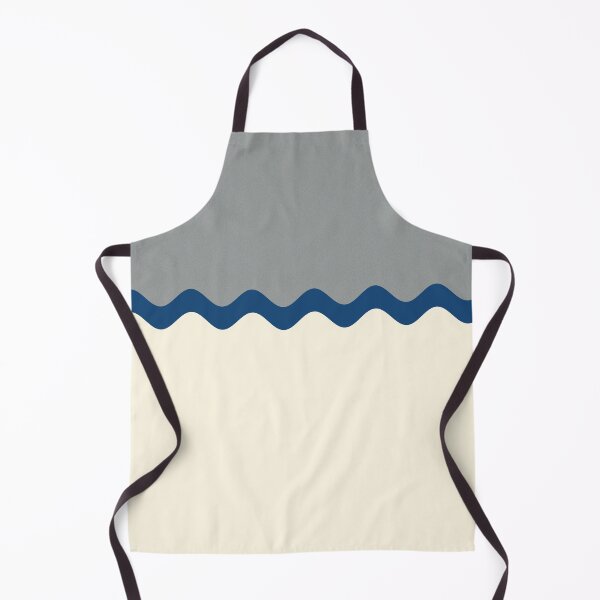 Item preview, Grey & Wavy Blue Strip designed and sold by Rubab Designs.
