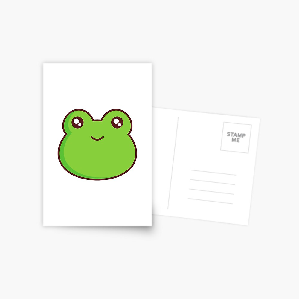 A4 Fabric Sheets Frog Stamps Happy, Cute, Kawaii, Green, Froggy, Chibi,  Postacrds, Holiday, Snow, Book. Cozy, Funny 