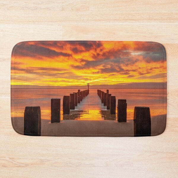 Item preview, December sunrise on Lowestoft Beach designed and sold by dp-images.