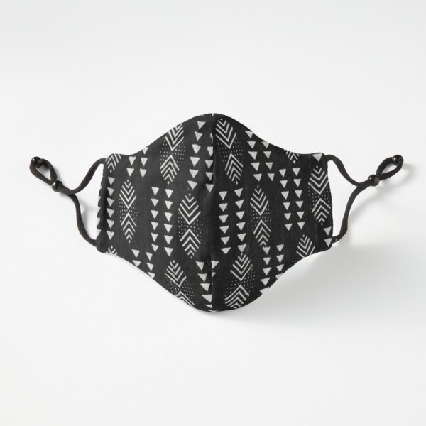 B&W Mudcloth Fitted 3-Layer