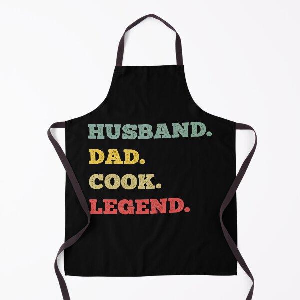 Husband Dad Cook Legend Funny Cooking Bbq Grilling Apron for him Apron Apron
