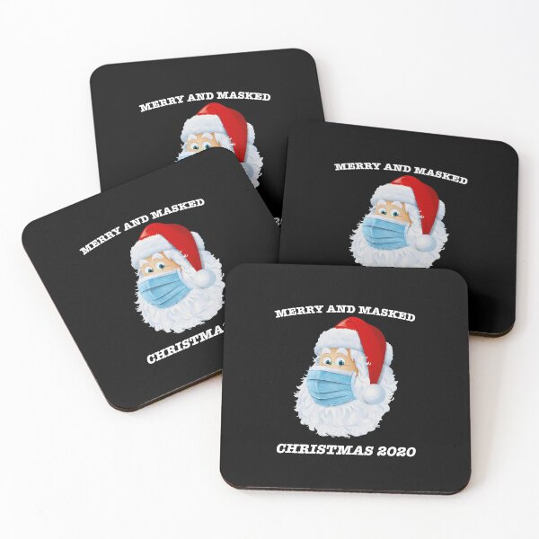 Item preview, Merry and Masked Christmas 2020  - Santa With Mask - Merry Quarantine Masked - Merry Quarantine Christmas designed and sold by famoso.