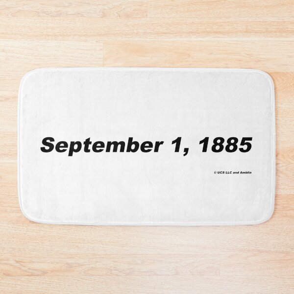 Item preview, September 1, 1885 - Back to the Future designed and sold by greg5000.